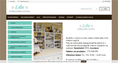 Desktop Screenshot of eshop-lilie.cz